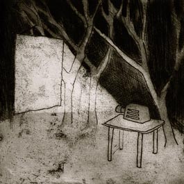 Projector, etching