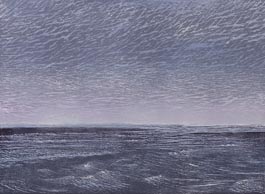 Nightfall, woodcut