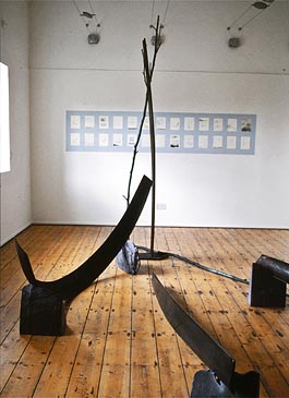 Surrounded by Weather sculpture with drawings